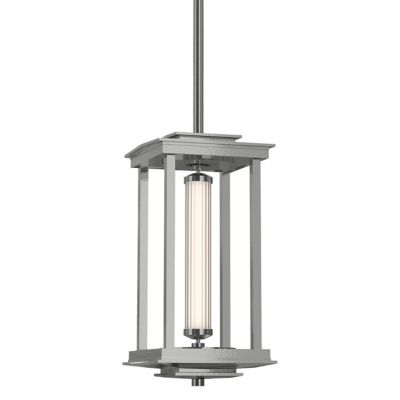 Hubbardton Forge Athena Tall LED Lantern Pendant Light - Color: Silver - Si