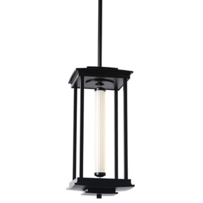 Hubbardton Forge Athena Tall LED Lantern Pendant Light - Color: Bronze - Si