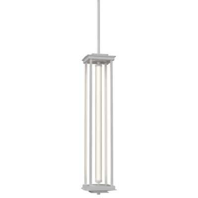 Hubbardton Forge Athena Tall LED Lantern Pendant Light - Color: White - Siz