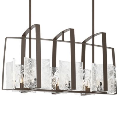 Hubbardton Forge Arc Linear Chandelier - Color: Bronze - Size: 8 light - 13