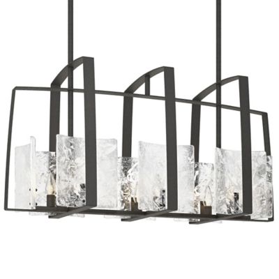 Hubbardton Forge Arc Linear Chandelier - Color: Silver - Size: 8 light - 13