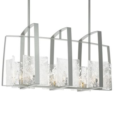 Hubbardton Forge Arc Linear Chandelier - Color: Silver - Size: 8 light - 13