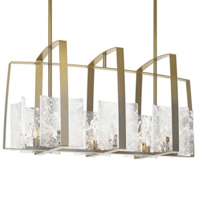 Hubbardton Forge Arc Linear Chandelier - Color: Brass - Size: 8 light - 131