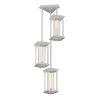 Hubbardton Forge Athena Triple LED Lantern Pendant Light - Color: White - S