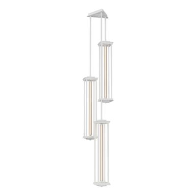 Hubbardton Forge Athena Triple LED Lantern Pendant Light - Color: White - S