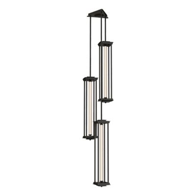 Hubbardton Forge Athena Triple LED Lantern Pendant Light - Color: Bronze - 