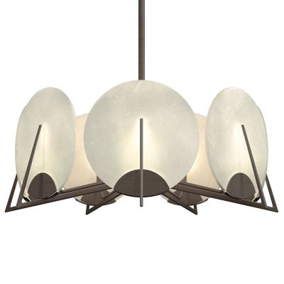 Hubbardton Forge Callisto 7-Light Pendant Light - Color: White - Size: 7 li