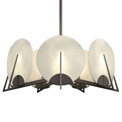 Hubbardton Forge Callisto 7-Light Pendant Light - Color: White - Size: 7 li