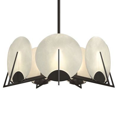 Hubbardton Forge Callisto 7-Light Pendant Light - Color: White - Size: 7 li