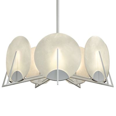 Hubbardton Forge Callisto 7-Light Pendant Light - Color: White - Size: 7 li