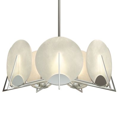 Hubbardton Forge Callisto 7-Light Pendant Light - Color: White - Size: 7 li