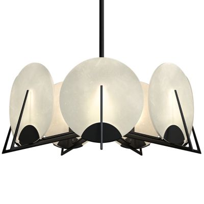 Hubbardton Forge Callisto 7-Light Pendant Light - Color: White - Size: 7 li