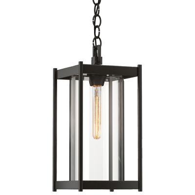 Hubbardton Forge Cela Outdoor Lantern Pendant Light - Color: Clear - Size: 