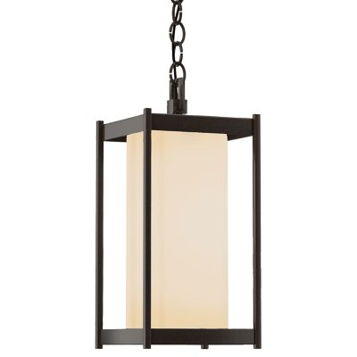 Hubbardton Forge Cela Outdoor Lantern Pendant Light - Color: White - Size: 