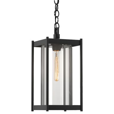 Hubbardton Forge Cela Outdoor Lantern Pendant Light - Color: Clear - Size: 