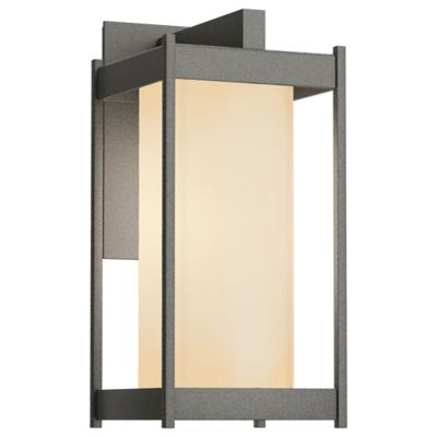 Hubbardton Forge Cela Outdoor Wall Sconce - Color: Silver - Size: Medium - 