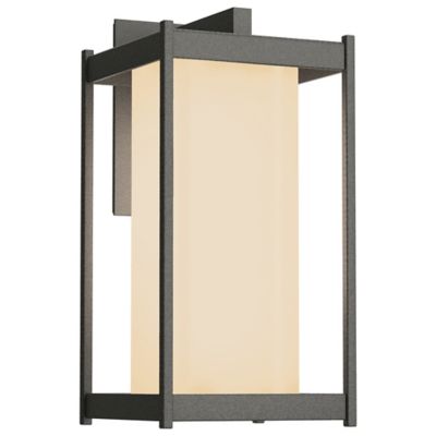 Hubbardton Forge Cela Outdoor Wall Sconce - Color: Silver - Size: Large - 3