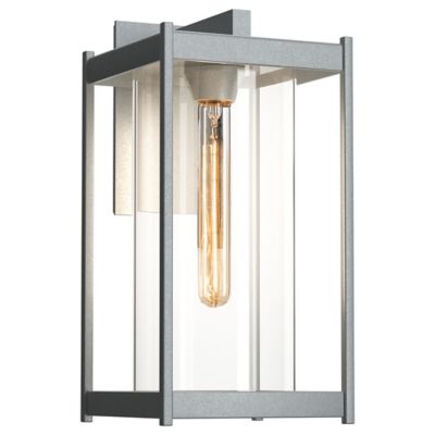 Hubbardton Forge Cela Outdoor Wall Sconce - Color: Silver - Size: Large - 3