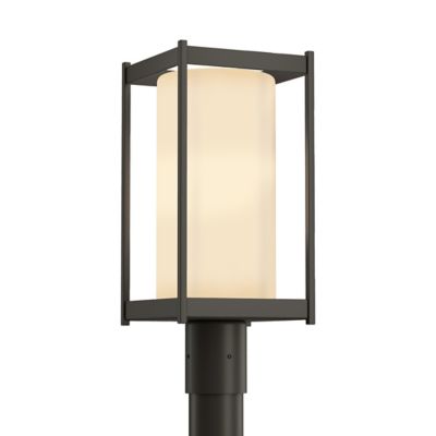 Hubbardton Forge Cela Outdoor Post Light - Color: Grey - Size: 1 light - 34