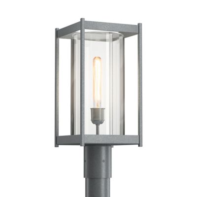 Hubbardton Forge Cela Outdoor Post Light - Color: Silver - Size: 1 light - 