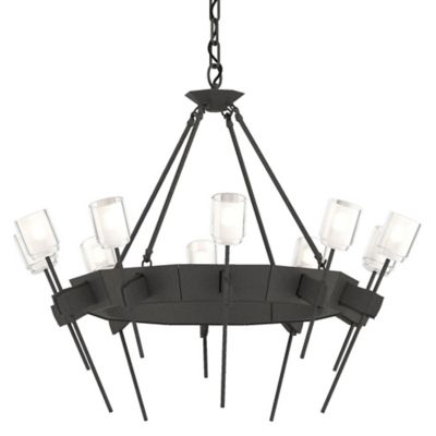 Hubbardton Forge Echo Chandelier - Color: Silver - Size: 10 light - 101525-