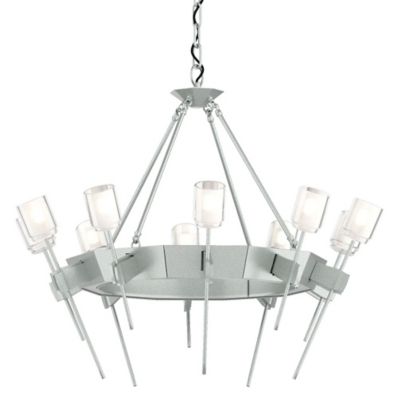 Hubbardton Forge Echo Chandelier - Color: Silver - Size: 10 light - 101525-