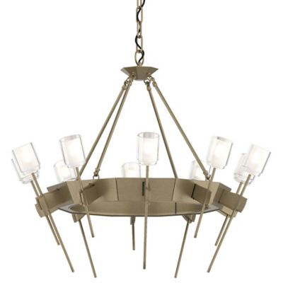 Hubbardton Forge Echo Chandelier - Color: Gold - Size: 10 light - 101525-10