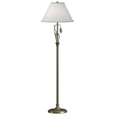 Hubbardton Forge Forged Leaves and Vase Floor Lamp - Color: Gold - Size: 1 