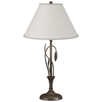 Hubbardton Forge Forged Leaves and Vase Table Lamp - Color: Bronze - Size: 