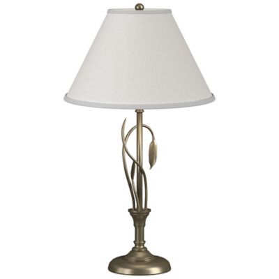 Hubbardton Forge Forged Leaves and Vase Table Lamp - Color: Gold - Size: 1 