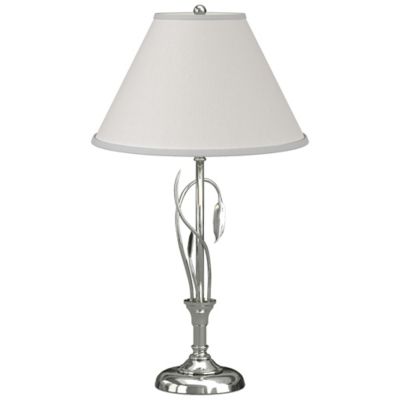 Hubbardton Forge Forged Leaves and Vase Table Lamp - Color: Silver - Size: 