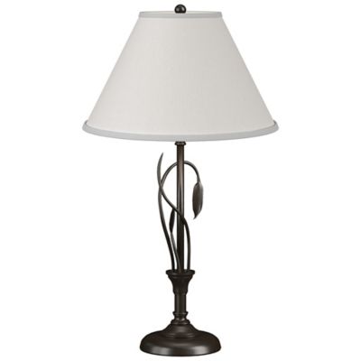 Hubbardton Forge Forged Leaves and Vase Table Lamp - Color: Bronze - Size: 