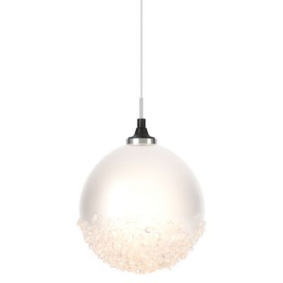 Hubbardton Forge Fritz Globe Mini Pendant Light - Color: White - Size: 1 li