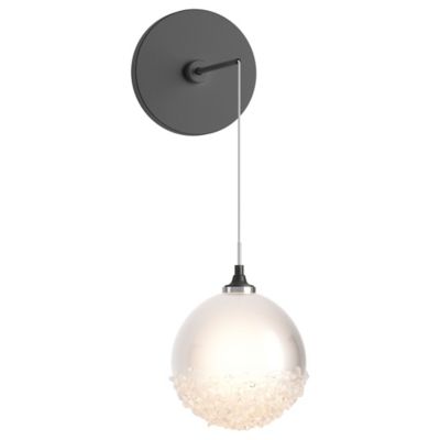 Hubbardton Forge Fritz Globe Low Voltage Wall Sconce - Color: Black - Size: