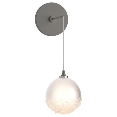 Hubbardton Forge Fritz Globe Low Voltage Wall Sconce - Color: Silver - Size