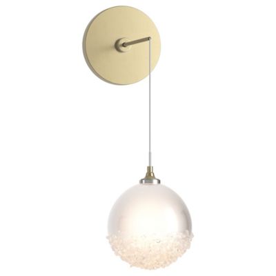 Hubbardton Forge Fritz Globe Low Voltage Wall Sconce - Color: Brass - Size: