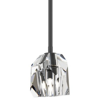 Hubbardton Forge Gatsby Mini Pendant Light - Color: Black - Size: 1 light -