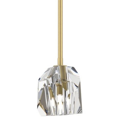 Hubbardton Forge Gatsby Mini Pendant Light - Color: Brass - Size: 1 light -