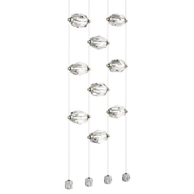 Hubbardton Forge Gatsby LED Linear Chandelier - Color: White - Size: 6 ligh