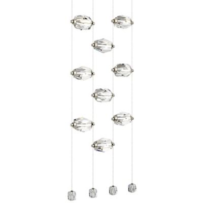 Hubbardton Forge Gatsby LED Linear Chandelier - Color: Gold - Size: 6 light