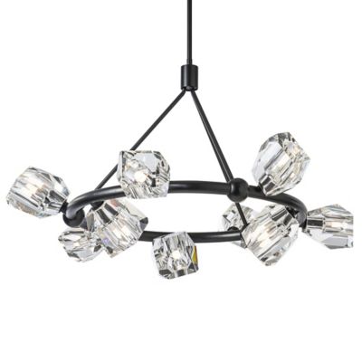 Hubbardton Forge Gatsby Ring Pendant Light - Color: Clear - Size: 9 light -