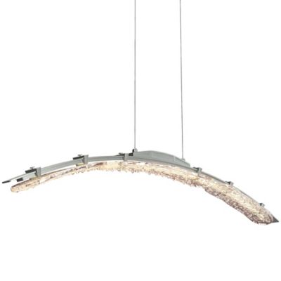 Hubbardton Forge Glissade LED Pendant Light - Color: Silver - Size: Large -