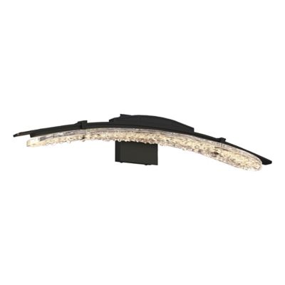 Hubbardton Forge Glissade LED Vanity Light - Color: Black - Size: 1 light -