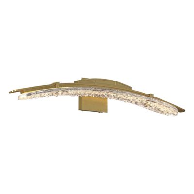 Hubbardton Forge Glissade LED Vanity Light - Color: Brass - Size: 1 light -