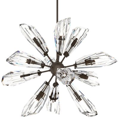 Hubbardton Forge Luma Starburst Chandelier - Color: Clear - Size: 12 light 