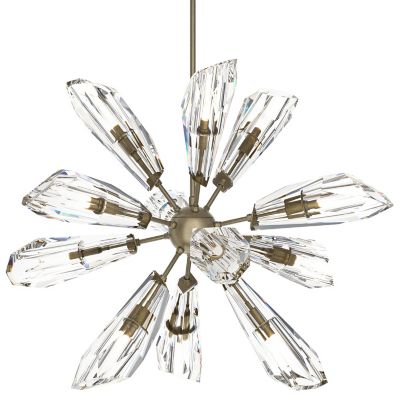 Hubbardton Forge Luma Starburst Chandelier - Color: Clear - Size: 12 light 