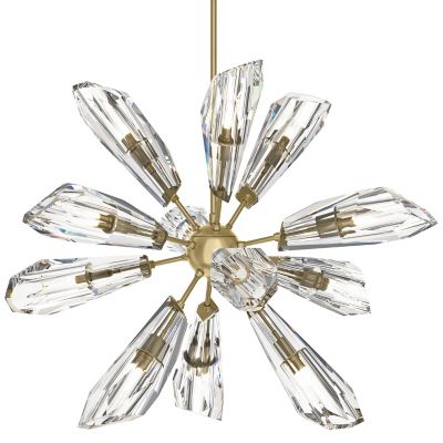 Hubbardton Forge Luma Starburst Chandelier - Color: Clear - Size: 12 light 