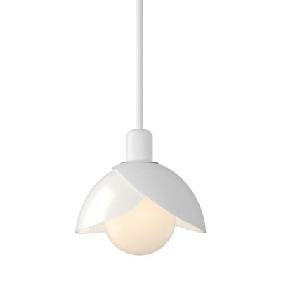 Hubbardton Forge Brooklyn Double Shade Pendant Light - Color: White - Size: