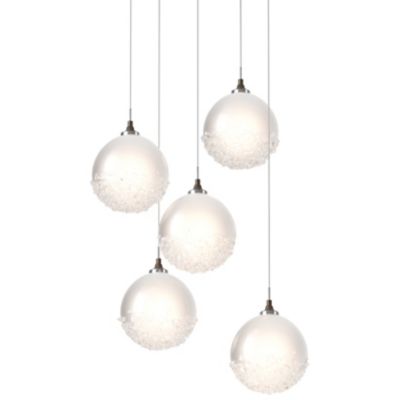 Hubbardton Forge Fritz Globe Multi-Light Pendant Light - Color: White - Siz