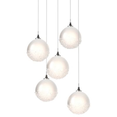 Hubbardton Forge Fritz Globe Multi-Light Pendant Light - Color: White - Siz